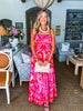 Wild Jungle Print Maxi Dress