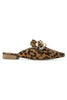 Chain Detail Mules-Leopard