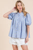 Hello Happiness Polka Dot Top