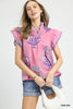 Lavender Love Floral Top-Pink