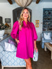 Change of Season Dress-Magenta