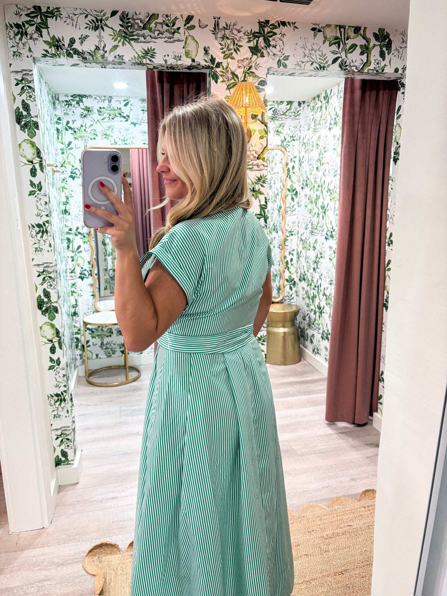 Shore Club Midi Dress-Kelly Green