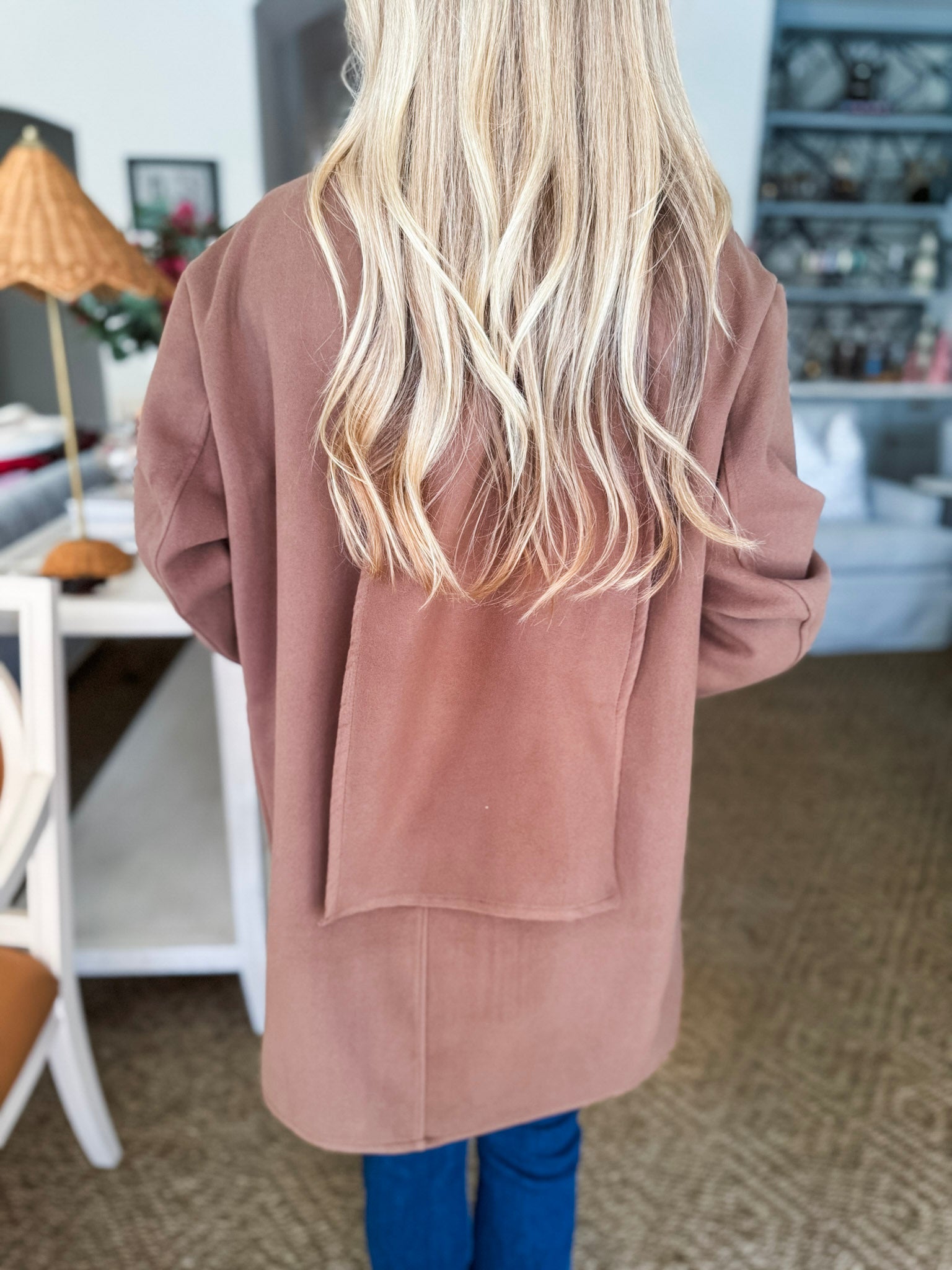 Ready and Chic Shawl Collar Coat-Camel