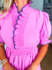Joyful Smiles Dress-Pink Mauve