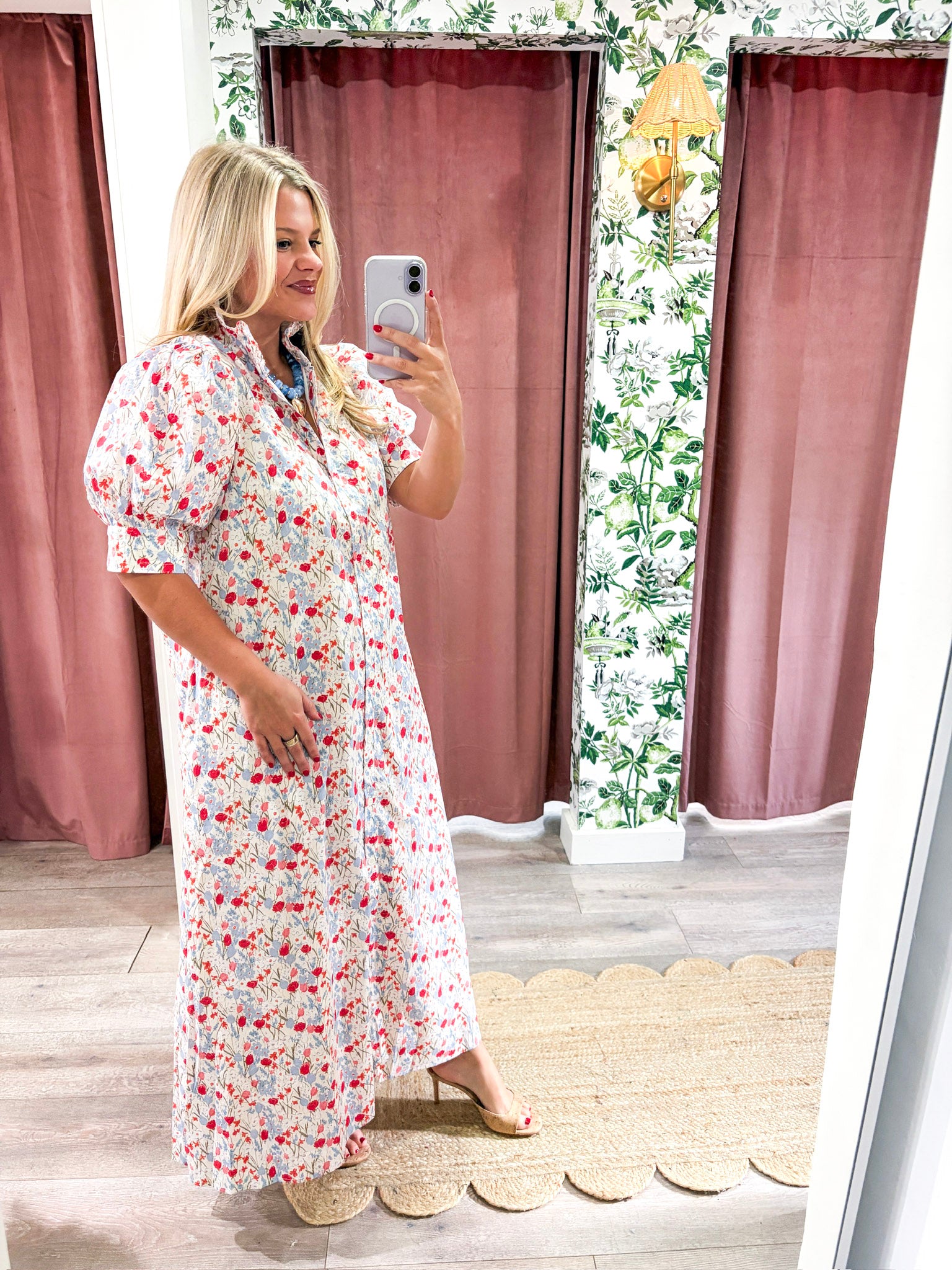 Charlotte Ruffle Maxi Dress