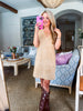 All Talk Faux Suede Dress