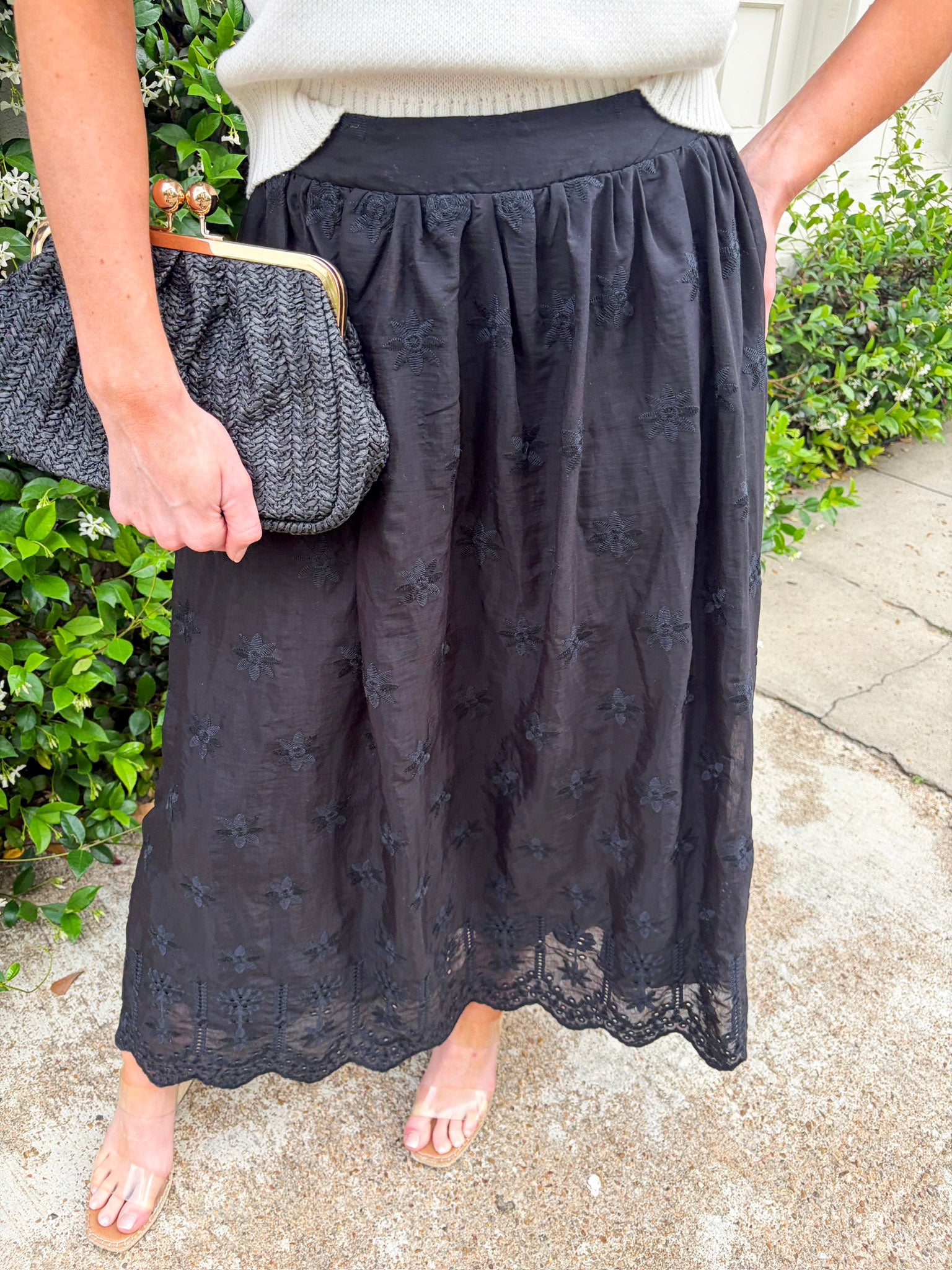 Lady Luck Embroidered Skirt