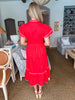Davie Button Down Midi Dress