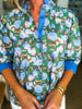 Green Fields Floral Top
