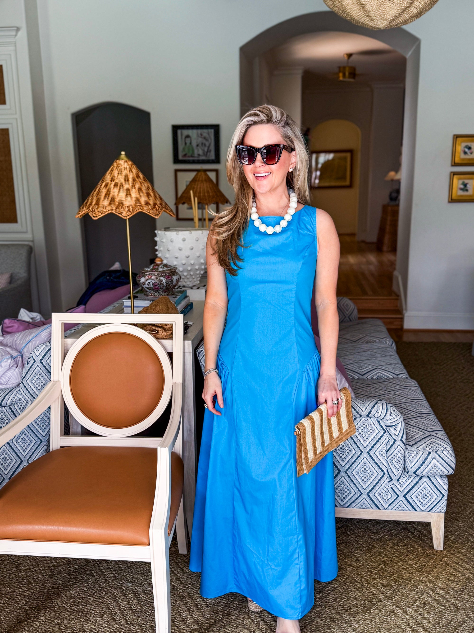 Blue Crush Maxi Dress