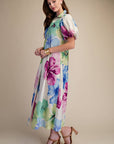 Watercolor Wishes Midi Dress