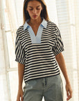 Fresh Start Stripe Top