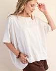 New Favorite Oversized Top-Ivory