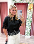Soft Romance Satin Top