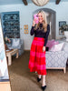 Lolli Striped Midi Skirt
