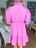 Joyful Smiles Dress-Pink Mauve