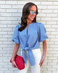 Island Girl Puff Sleeve Top