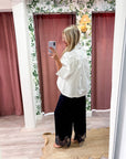 Lace Afternoon Cropped Pants
