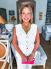 White Hot Woven Vest
