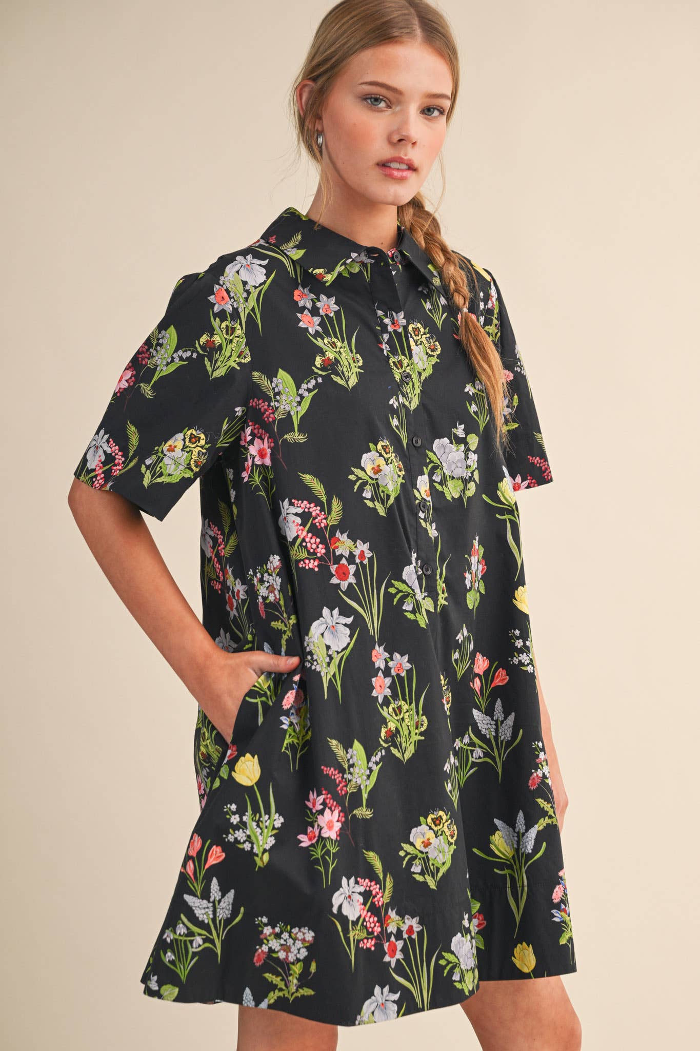 Rosette Dream Mini Dress