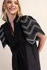 Countryside Mornings Mini Dress-Black