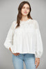 Orchard Picnic Lace Top-Off White