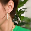 Precious Pearl Hoop Earrings