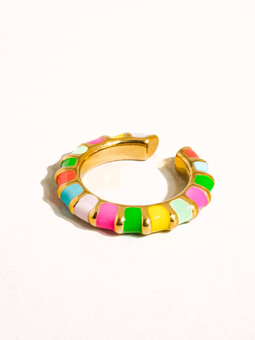Rainbow Open Band Ring