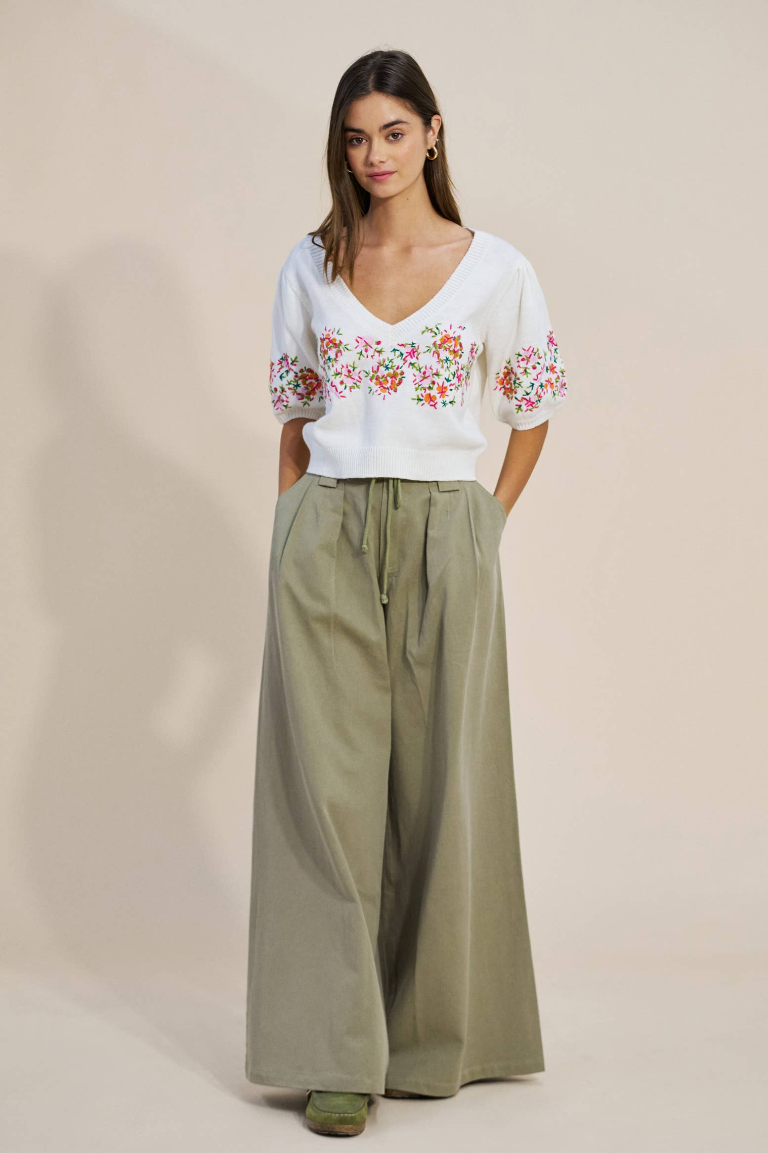 Pretty Little Petals Knit Top