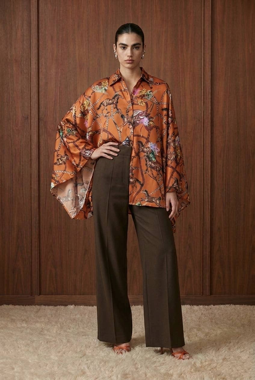 Equestrian Estate Satin Top