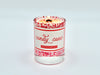 Mini Candy Cane Christmas Candle