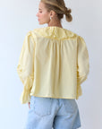 Eastcoast Living Embroidered Top-Butter Yellow