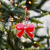 Needlepoint Bow Ornament