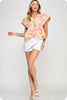Tropical Day Poplin Top