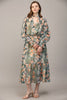 Forever Grateful Floral Midi Dress