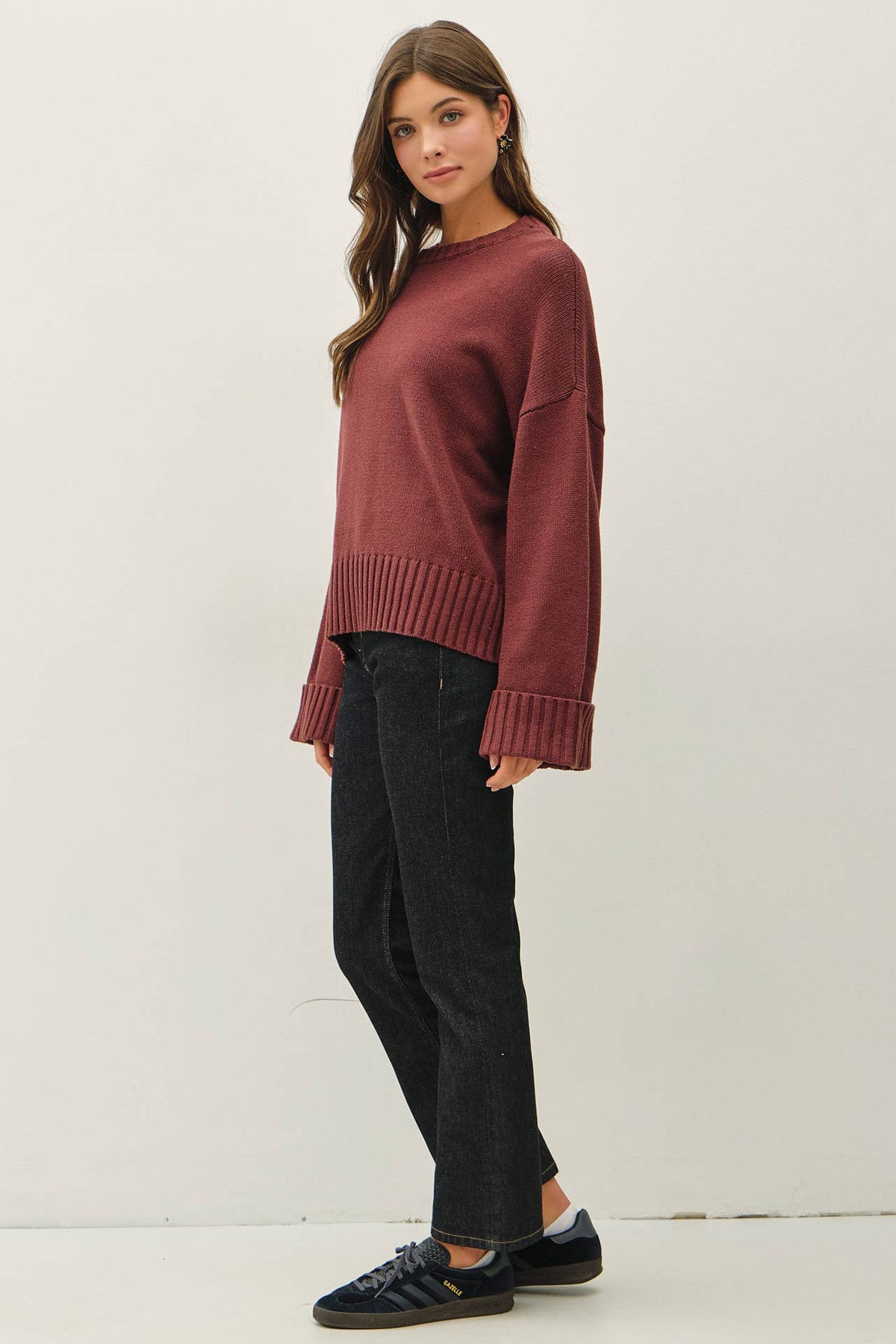 Unhurried Oversized Sweater-Coco