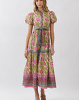 Antique Garden Midi Dress