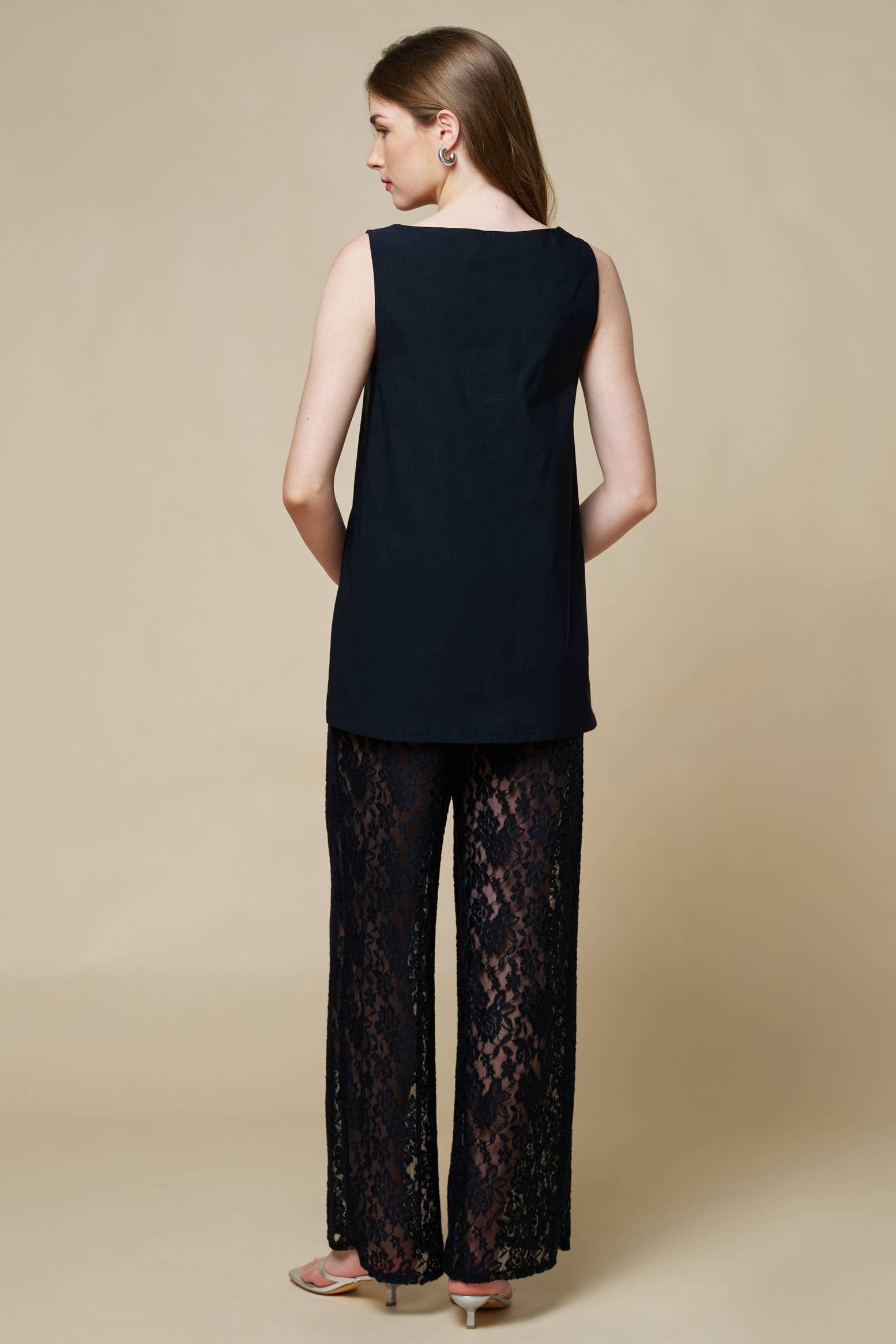 Island Chic Lace Pants Set