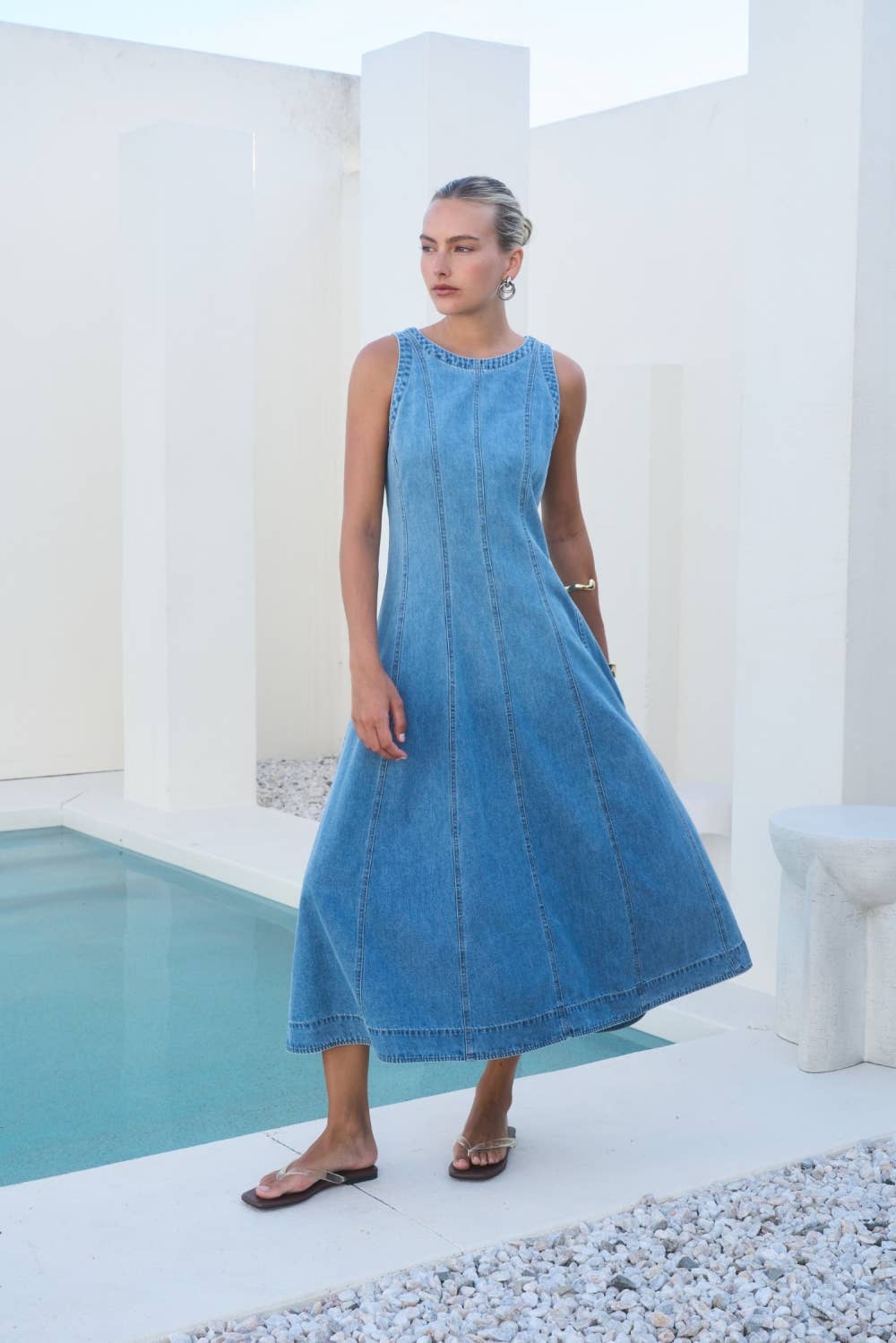 Westbrook Denim Midi Dress