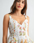 Lovely in Florals Peplum Top