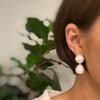 Teardrop Pearl Earrings