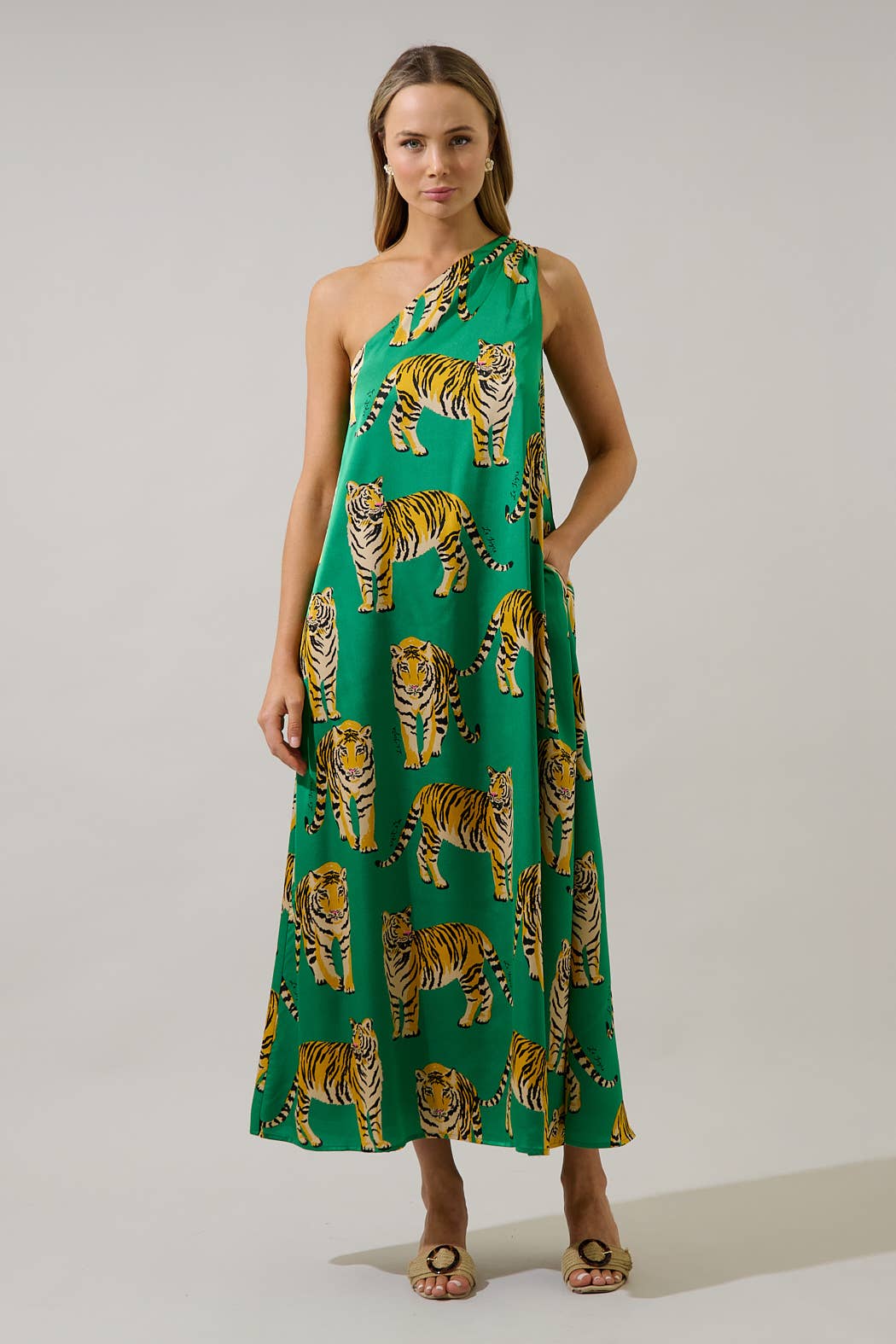 Fearless One Shoulder Maxi Dress