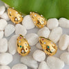 So Chic Jeweled Teardrop Earrings- Rainbow Jewels