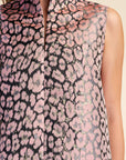 Huntress Jacquard Mini Dress-Pink