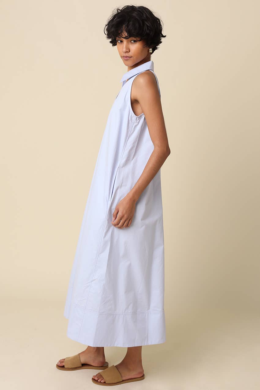 She’s a Ten Midi Dress-Light Blue