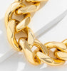 Link Chain Mega Link Necklace- Gold