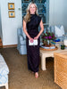 Turning Heads Maxi Dress- Black
