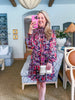 Floral Desire Smocked Mini Dress