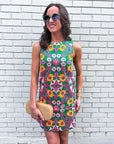 Petal Poetry Embroidered Mini Dress