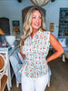 Cheers to You Peplum Top-Ivory